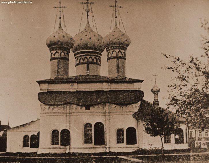 Ризоположенский собор в Суздале на старом фото