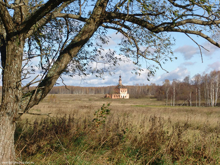 Троицкая церковь в уже несуществующем селе Старое Быково